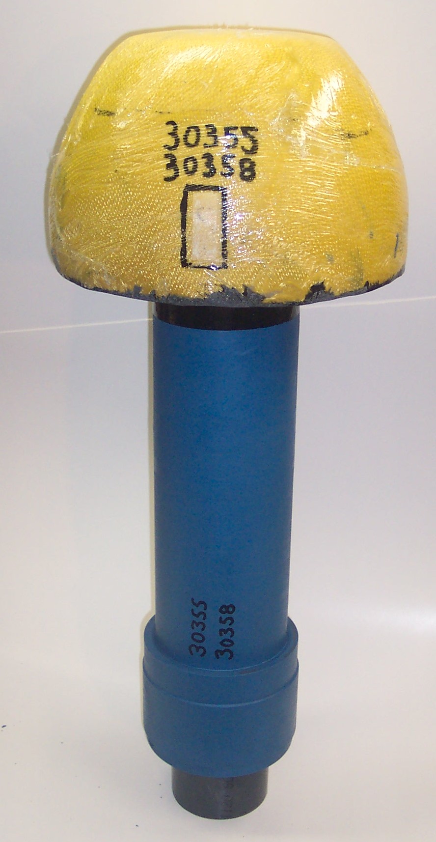 Custom modified submersible Argos beacon Model 113c.